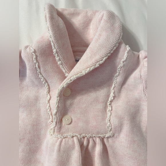 Ralph Lauren girls’ size 6 mos light pink cotton one-piece outfit - Picture 4 of 5